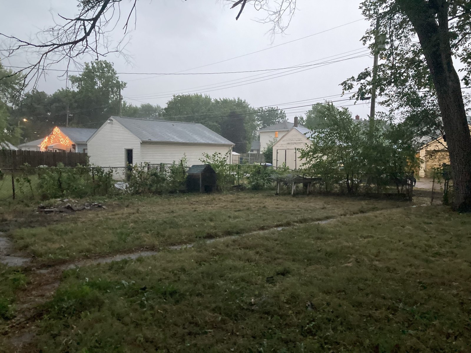 Storm debris cleaned up